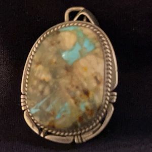 Turquoise/Sterling Silver Pendant